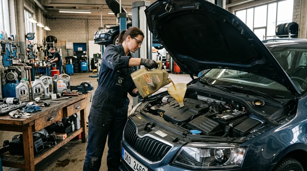 Výměna oleje Škoda Octavia intervaly