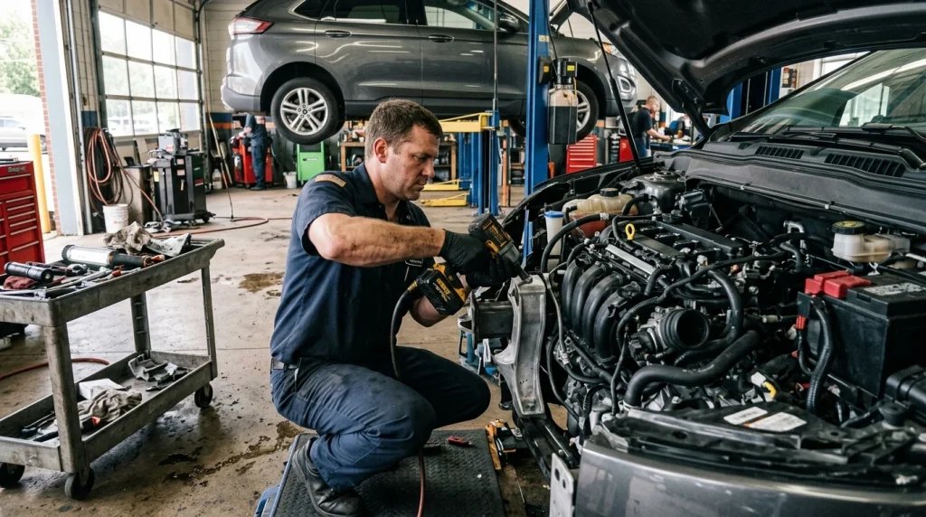 Výměna motoru Škoda a VW postup a náklady