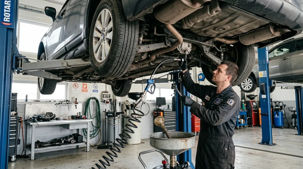 Množství oleje v převodovce Škoda Octavia